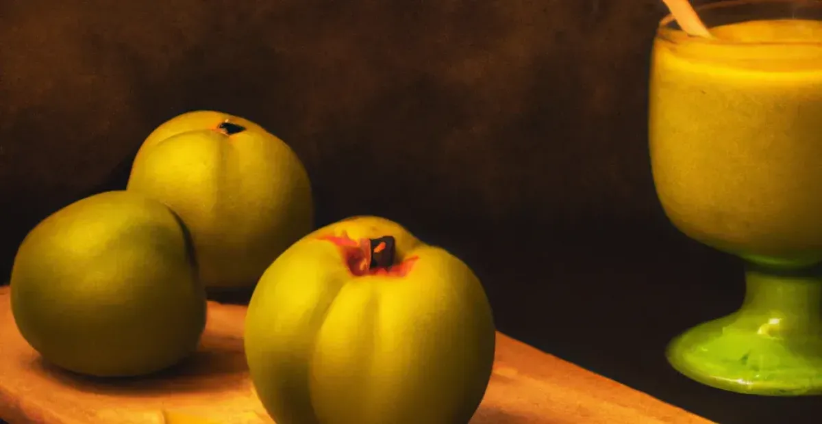 Batido de Frutas Caqui y Manzana