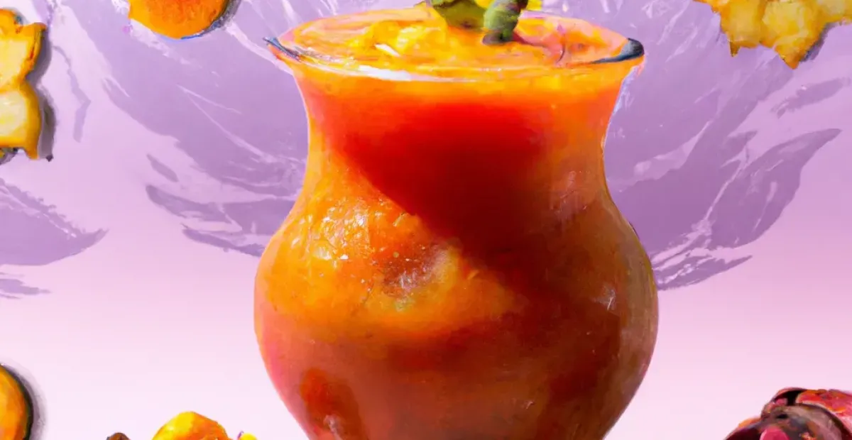 Batido de frutas Naranja y Pitaya